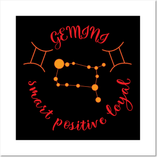 Gemini Smart Positive Loyal Posters and Art